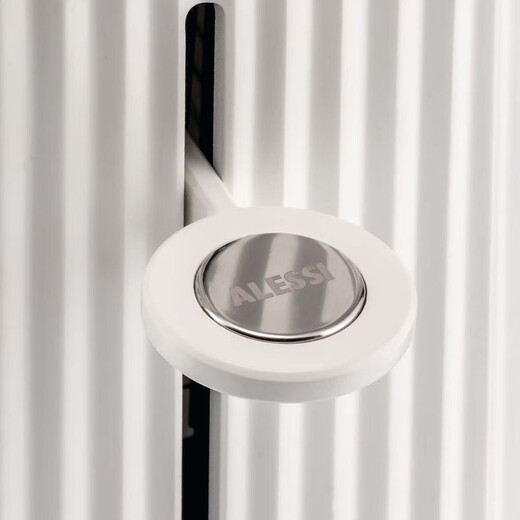 ALESSI Toaster Home Breakfast Machine Sandwich Toaster Bagel Toaster Plisse Pleated Series White