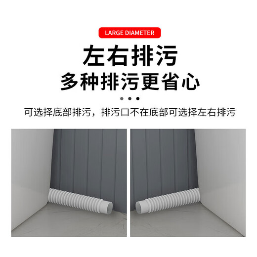 Kohler balcony mop pool ceramic household bathroom floor-standing mop pool mop pool floor mop bucket floor basin trough pool 595 with overflow mop pool + silver spray gun dragon