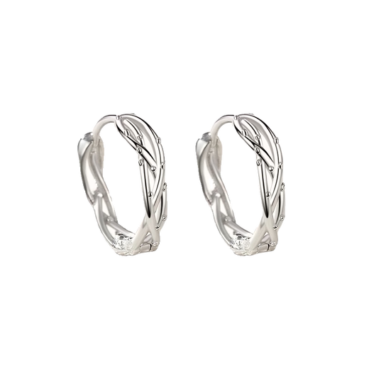DL 1998 platinum pt950 earrings PT950 female 18k white gold earrings design sense 520 gift for girlfriend's birthday platinum vine earrings
