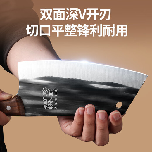 Xiaotianlai kitchen knife three-piece set Longquan forged knife set household slicing knife sharp kitchen knife bone chopping knife chef's special