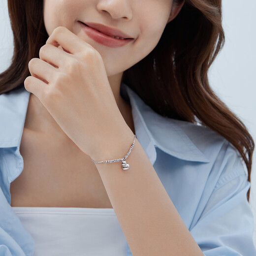 Lukfook Jewelry Platinum Bracelet Fulu Portable Platinum 950 Gourd Abacus Bead Bracelet Price Approximately 6.09 grams