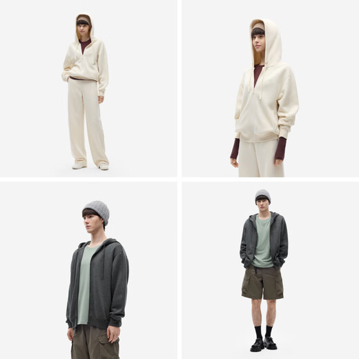 Jiao Nei Wang Yibo's same style 503Relax men's and women's knitted hooded casual jacket, versatile slimming sweatshirt