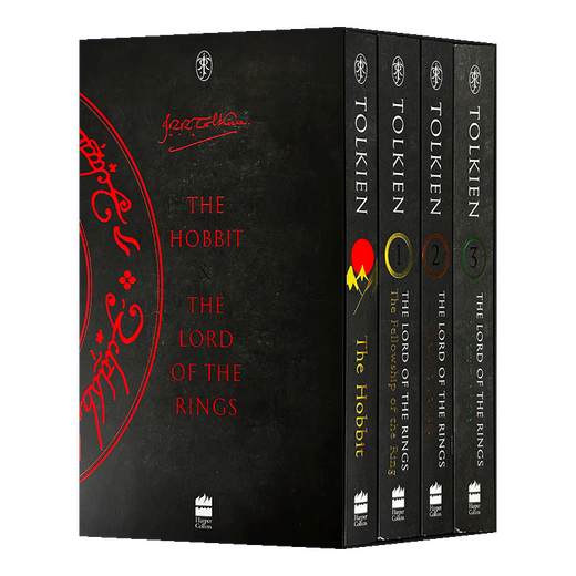 The Lord of the Rings The Hobbit 4-volume set English original The lord of the rings fantasy novel Tolkien,J.R.R. 9780261103566