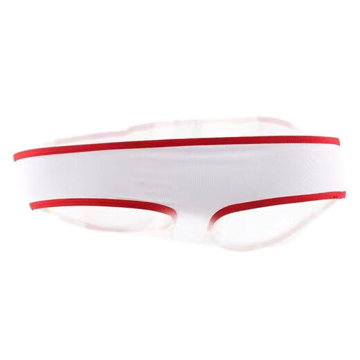 Half-size pair of sexy underwear for men and women, flirting underwear, one-piece, shared T-panties for couples, hot couples, one size fits all, up to 290 Jin, Jin is equal to 0.5 kg