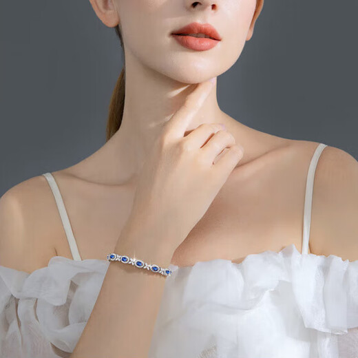 BOGLIA four-leaf clover bracelet for women light luxury 2025 new sapphire bracelet birthday gift for girlfriend and wife four-leaf clover bracelet