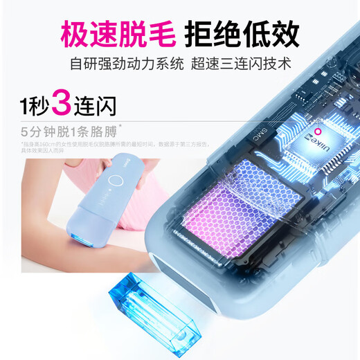 Ulike ME wet hair removal without price increase, national subsidy 15% sapphire freezing point hair removal device for girls, full body college students as birthday gifts to their girlfriends