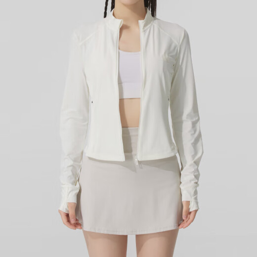阿迪达斯 （adidas）外套女装2025夏季新款户外运动服遮阳防晒衣休闲百搭立领上衣夹克 KE5779 S