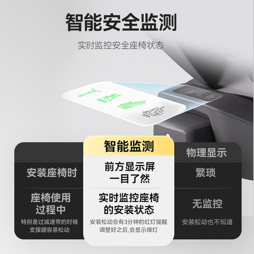 Jingjing Tokyo-made child safety seat 0-6-7 years old baby i-Size ADAC dual ventilation heating smart cabin pro brown