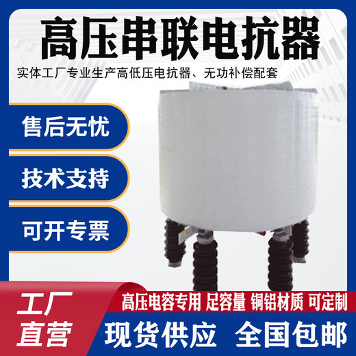 CKSC high voltage series reactor 10KV reactor high voltage capacitor special high voltage dry iron core series reactor CKSC-27_113-6%_adaptive capacitance capacity 450