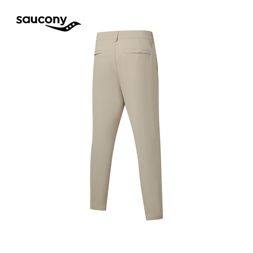 SAUCONY knitted trousers for men, anti-wrinkle, elastic, loose, sporty and comfortable, daily commuting, business casual sports pants, Titan Khaki XL