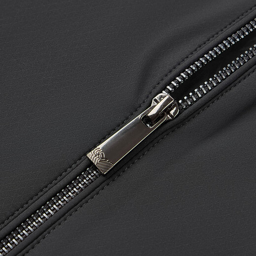 Qipai Classic Lapel Jacket Men's Autumn New Fashion Dark Jacquard Jacket for Middle-aged and Young Men Black L