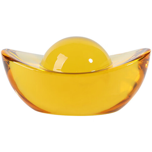 Sculpture popular finished cornucopia ornaments citrine ingot cornucopia 4.5*3.2cm+20 pieces 25mm