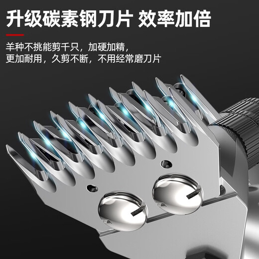 羊牌质造电动羊毛剪电推子专用剪刀剃毛机宠物理毛发大功率剪羊毛神器 锂电便携款1电1充11980Wa/6档调