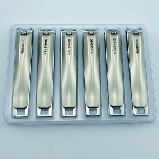 Raft core nail clipper large nail clipper flat-mouthed slanted nail clipper household use Strongman 6625-6 box nail kiss 12 wholesale special photos