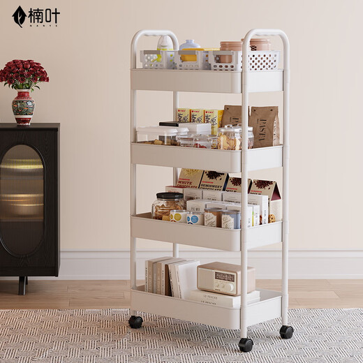 Nanye storage rack, kitchen storage rack, snack storage rack, floor-standing storage rack, simple trolley SNC-6