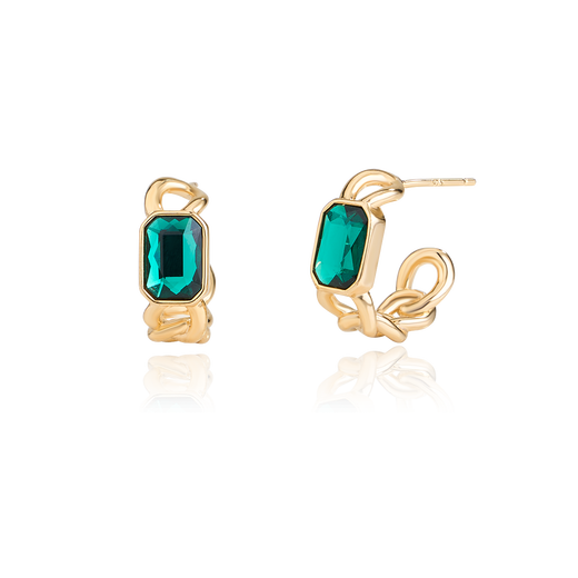 AJIDOU Ajidou earrings, the same style in offline malls, fashionable and simple crystal earrings, light luxury design, Chinese Valentine's Day gift