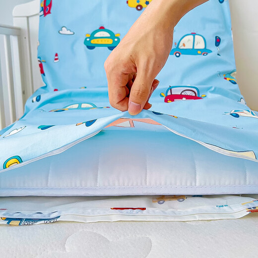 Class A maternal and infant grade children's cotton mattress thickened removable kindergarten baby crib mattress road bus removable mattress 60*120cm thick anti-slip thick 4cm