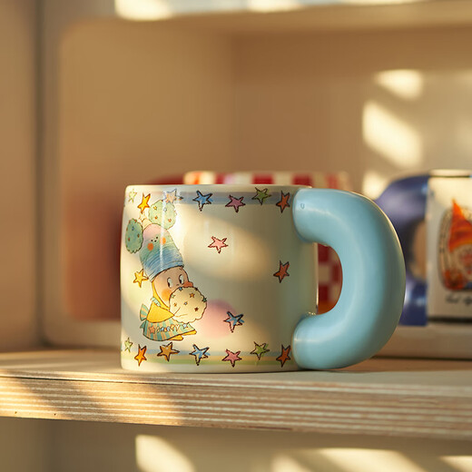 Siyue Xingren joint cup ceramic mug couple water cup home breakfast cup coffee cup birthday gift