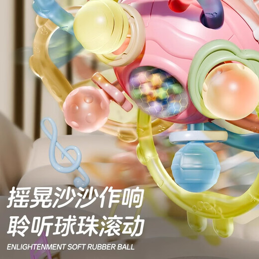 Bei Chuzhong Manhattan hand ball teether can chew baby's oral toy for two months old. Manhattan hand ball. Upgraded antibacterial version. Teething stick grip training chewing fun. Packed in color box.