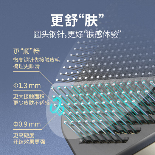 Leyoupai cat comb to remove floating hair comb, knot-opening comb, needle comb, cat hair cleaner, dog comb, ping pong comb