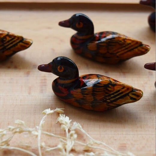 XUNIAN 2-pack Japanese-style solid wood chopstick pillow, cute chopstick holder, chopstick holder, creative home spoon holder, spoon holder, dumbbell chopstick holder (Phoebe 2-pack)