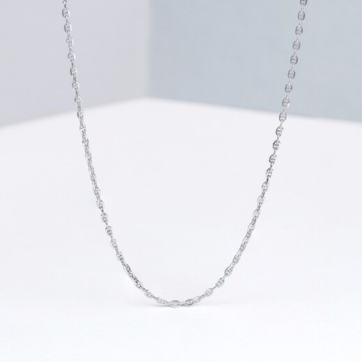 Saturday Fortune (ZLF) PT950 platinum necklace women's fashion Japanese chain clavicle chain platinum necklace for girlfriend 42cm -3.28g