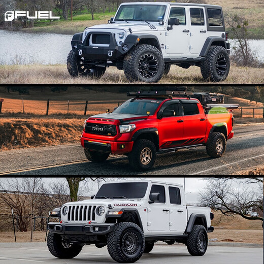 
Litian adapts to Wrangler 17-inch negative value 18 wheel hub modified off-road vehicle tank 300 anti-rift 700 standard model D694 D695 D696 D716 17x8.5J