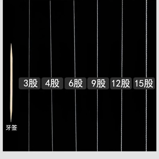 Diy pearl necklace white thin thread beading special thread wear-resistant handmade jewelry accessories braided rope 3 strands of 10 meters pearl strand wire free pearl buckle + lead