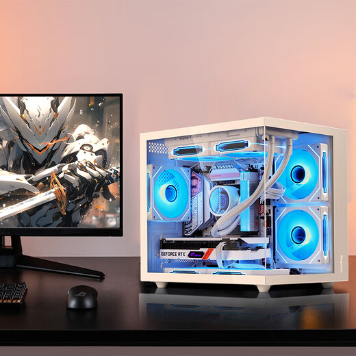 Xingu RTX5060TI/5060 host I5 12600KF/14600KF mainstream complete machine Delta Sword Star 3A e-sports game complete desktop computer host configuration four i5 14600KF+5060 white