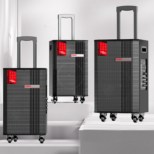 Malata (Malata) M+9297 outdoor electric acoustic guitar folk singing instrument speaker square dance performance audio wireless Bluetooth home trolley speaker 15-inch OTG lossless live broadcast