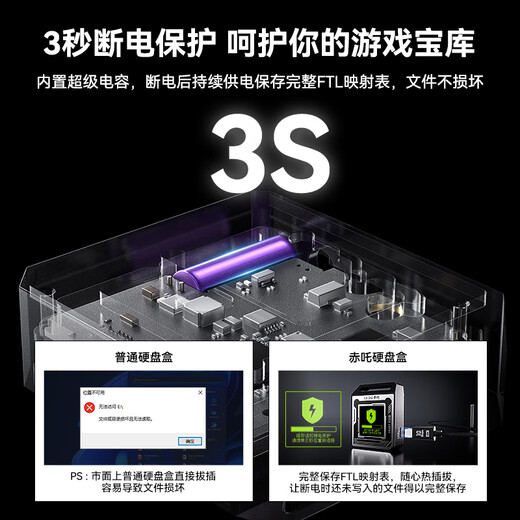 DOCKCASE Chizha Game Blade Festplattenbox Mobile Solid State Externe Festplattenbox M.2 SSD-Leser Externe Erweiterung Elektronische Urinaltasche Passend für iPhone17 Notebook MacBook