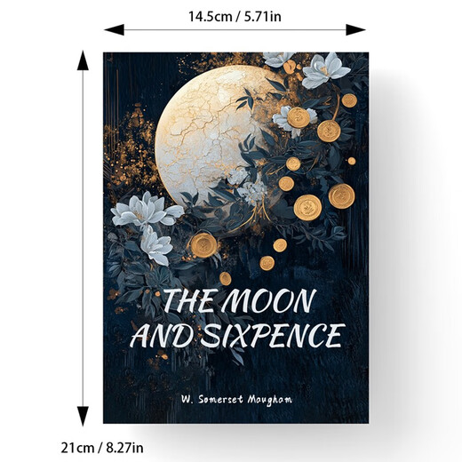 月亮与六便士THE MOON AND SIXPENCE英文原版毛姆原著正版经典世界名著英文小说 初中高中课外阅读英语小说推荐