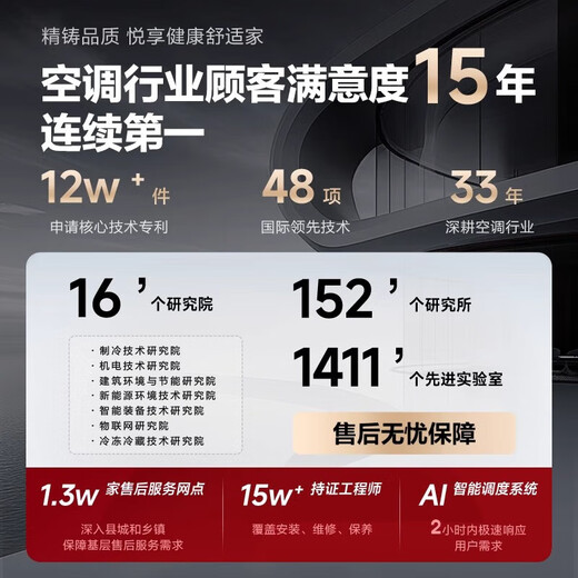 格力空调 1.5匹 新一级能效  变频冷暖 卧室空调挂机 京东官方正品 家电国家补贴 以旧换新 1.5匹 新一级能效【适用16-20平米】