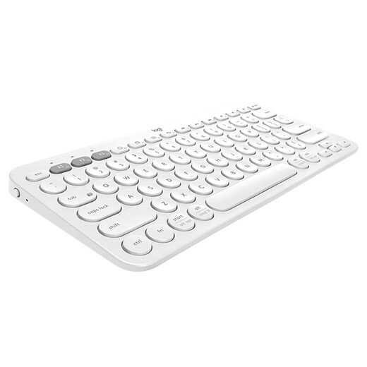 Logitech Fashion Series K380 Bluetooth Keyboard Wireless Keyboard Mac Notebook Tablet IPAD Computer Silent Keyboard Android Phone Multi-Device Ultra-Thin Portable Chocolate Keyboard K380 White