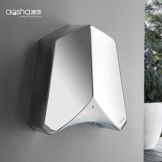 澳莎2025新款烘手机干手器全自动感应卫生间家用吹手烘干机吹干器干手 3897-镜面不锈钢