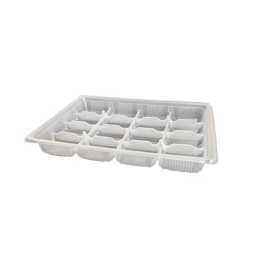 Haofanjie disposable dumpling box dumpling freezing box compartment freezing special wonton packaging quick-frozen storage box wonton box 20 compartments packaging box 10 sets 1 layer