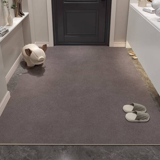 Shantou Lincun entrance floor mat 2024 new PV no-wash wipeable floor mat entrance door feeling stain-resistant and cuttable carpet Shenca-14126 1 piece quantity 80CM*120CM scrape soil and mud wear-resistant
