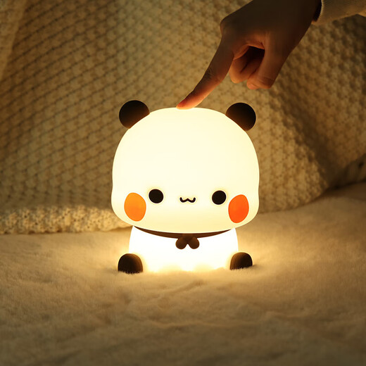 Crayon Shin-chan Night Lamp Luminous Artifact Baby Feeding Lamp Desktop Bedside Ornament Children's Creative Gift Children's Day Gift Panda Night Lamp