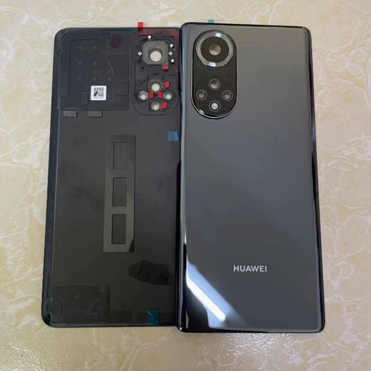 Huawei (HUAWEI) nova9 back cover nova9pro original mobile phone case nova8 glass back screen nova8pro battery cover nova9pro bright black original back cover + frame lens +