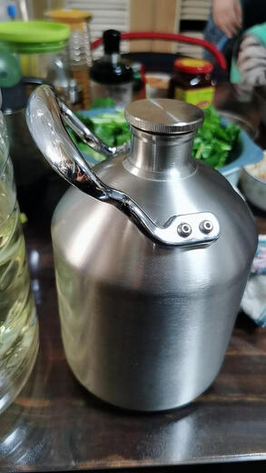 304 stainless steel liquor bottle craft home-brew beer second-batch barrel wine bottle home camping outdoor long-term storage 2L