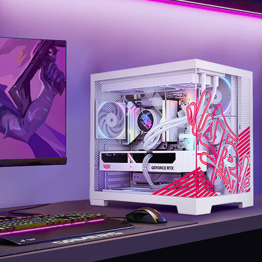 Colorful RTX5090D 5080 5070 Ti 5060 Ti graphics card desktop computer host 265K desktop diy assembly computer AI design e-sports game machine configuration five 265KF+RTX5080 host 32G+1t