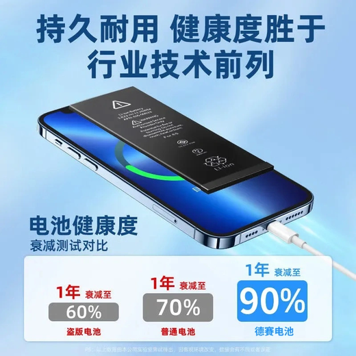 
Desai original genuine large-capacity Apple battery iPhone original phone 11/12/13pro/max/6s/x/xr/ 12ProMax [safe and durable] 4880mAh