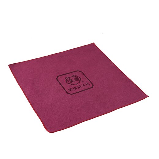 Han and Tang Dynasty thickened absorbent tea towels, tea cloths, tablecloths, tea mats, rags, tea mats, tea tables, tea trays, kung fu tea sets, tea ceremony accessories, thickened tea towels. Red. 35*35cm