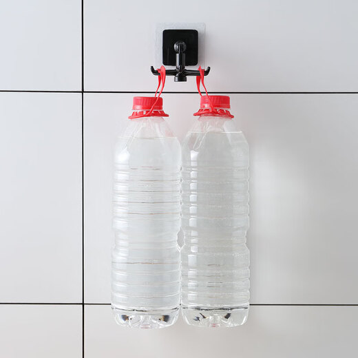 Xinke 1 Yuan Clearance Kitchen Octopus Rotating Kitchen Suction Cup Hook No-Punch Kitchenware Spatula Hanger Six-claw Rotating Hook 4 Pack