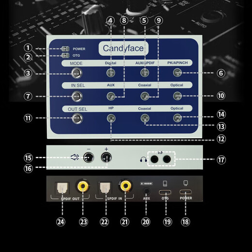 BABYBOTTLEKMS-105 66 handheld condenser microphone live broadcast recording microphone + baby face sound card + candy face bridge