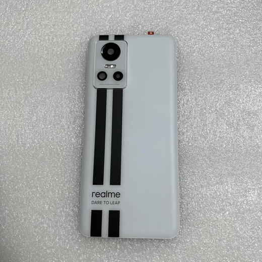 I is suitable for Realme GTNeo3 original back cover glass battery back case mobile phone middle frame border screen frame Realme GTNeo3 original back cover white with mirror