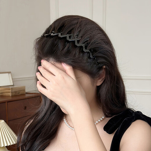 Xiang Wan's temperament high-ceiling headband for women, high-end, non-straightening hair clip headband, face wash, non-slip hair bundle