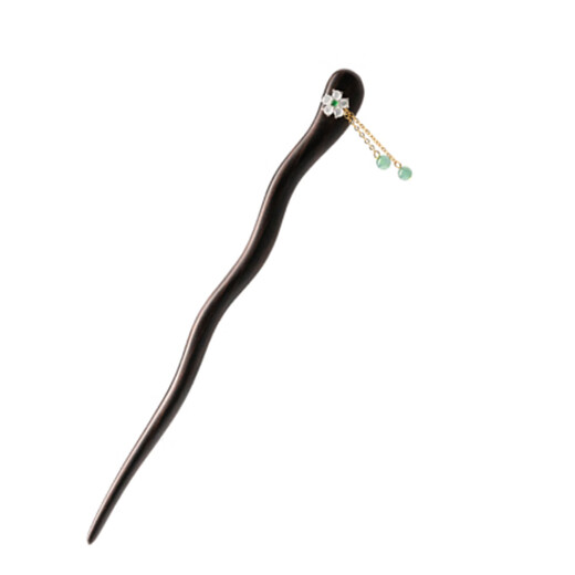 Kamalun (KAMALUN) hairpin new Chinese style sandalwood hairpin ancient style coiled jade hairpin high-end daily wear headwear Chinese Valentine's Day gift hairpin + brand gift box without engraving