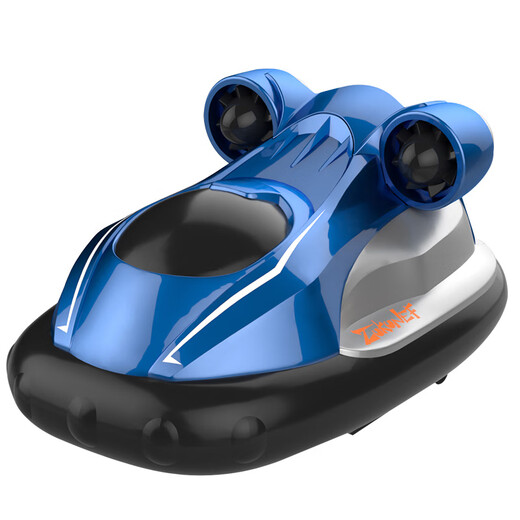 Rongdetang mini six-way remote control submarine, speedboat, nuclear submarine, small remote control air cushion remote control submarine, speedboat green 2.4G, standard + usb charger - add battery screwdriver