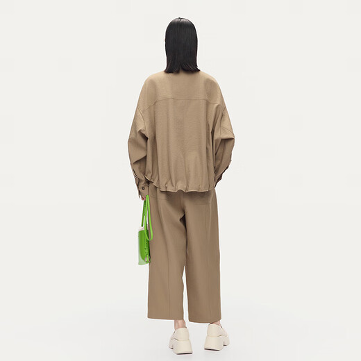 AUM Easy Suit AUM 2025 Autumn New Fashion Wave Casual Shirt Jacket Pants Half Skirt Light Card Jacket M